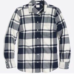 J. Crew Boy Fit Flannel Button Up